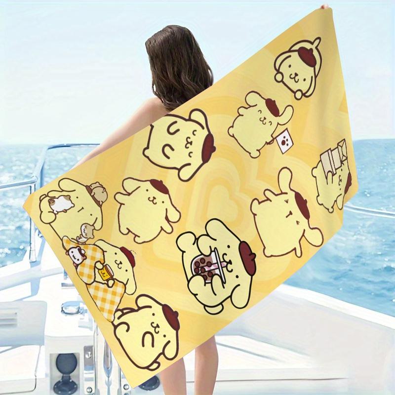 1pc Sanrio Pompompurin Beach Towel Polyester - Quick Dry Lightweight Soft Towel for Swimming Travel Camping, Unisex Beach Mat W40*H60(CM)
1pc Sanrio Pompompurin Beach Towel Polyester - Quick Dry Lightweight Soft Towel for Swimming Travel Camping, Unisex Beach Mat W40*H60(CM)