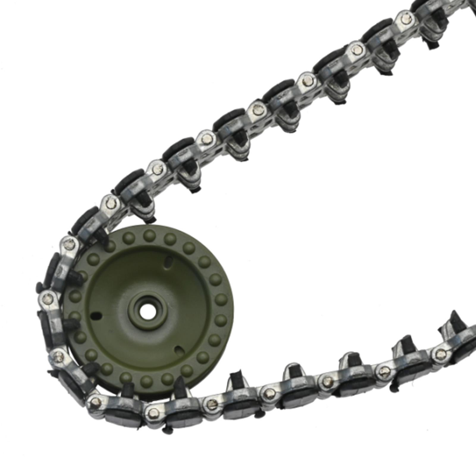 Model Tank Track Parts Full Scale Plastic Aluminum Alloy Chain Wheel Part for WPL E 1 GAZ 71
Model Tank Track Parts Full Scale Plastic Aluminum Alloy Chain Wheel Part for WPL E 1 GAZ 71