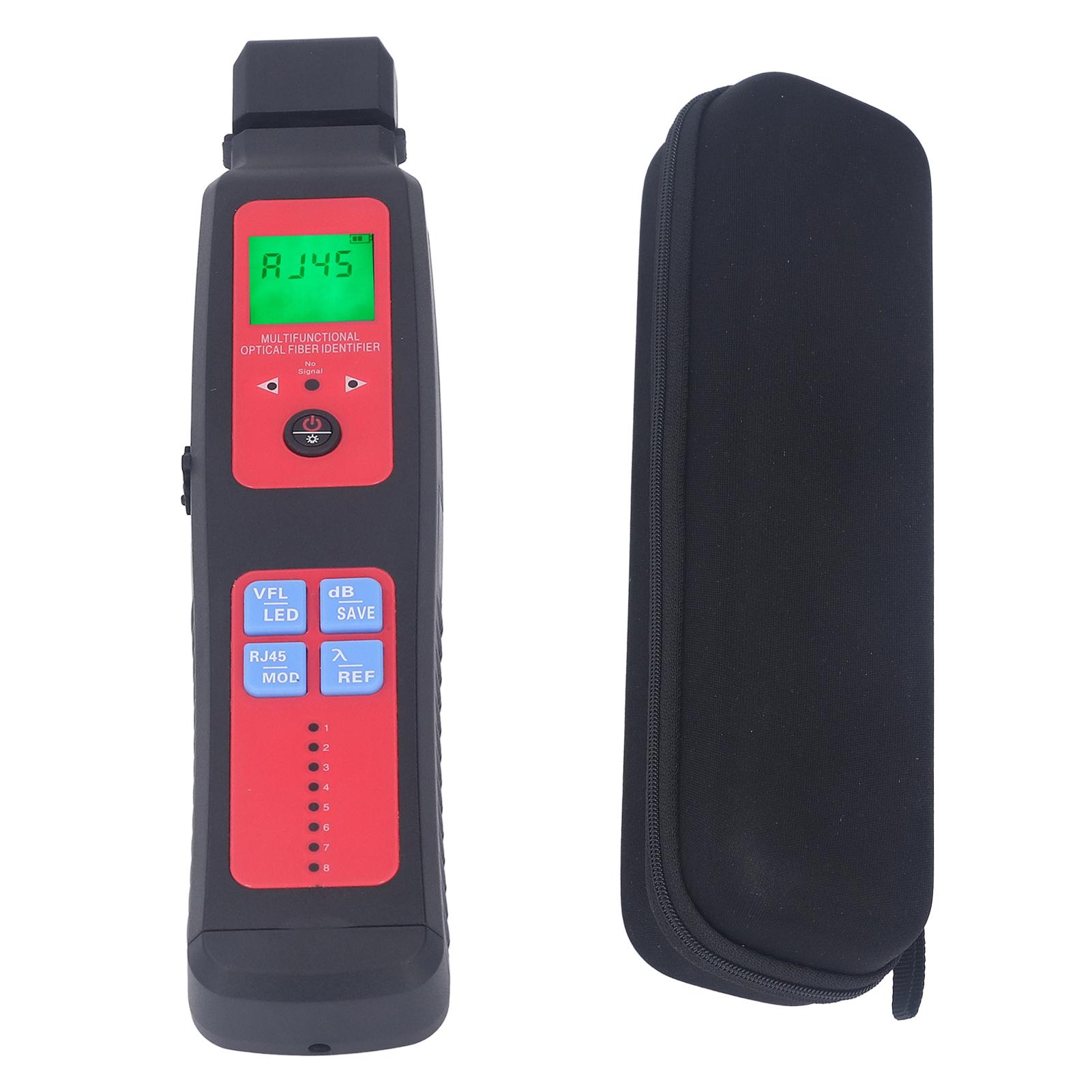 Optical Fiber Identifier 270Hz 1KHz 2KHz ‑50dBM Detect Handheld Optical Fiber Power Tester
Optical Fiber Identifier 270Hz 1KHz 2KHz ‑50dBM Detect Handheld Optical Fiber Power Tester