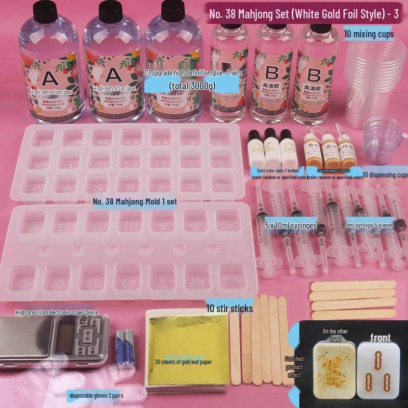 Набор форм для изготовления своими руками кристальных эпоксидных плиток маджонга и украшений
Набор форм для изготовления своими руками кристальных эпоксидных плиток маджонга и украшений