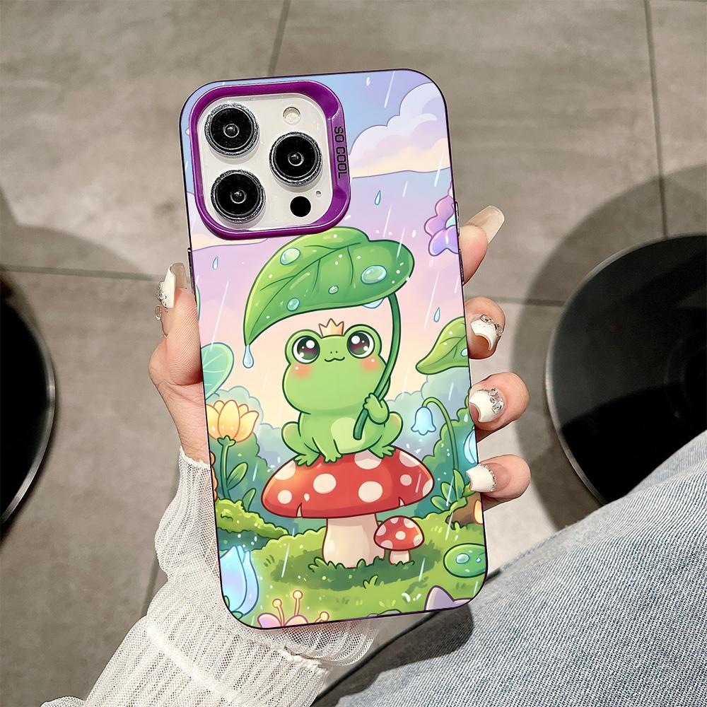 Kawaii Frog Phone Case for iPhone 17 16 15 14 13 12 11 X XR XS Air Pro Max Plus Purple Colorful Silver Cover iPhone 13 Pro Max
Kawaii Frog Phone Case for iPhone 17 16 15 14 13 12 11 X XR XS Air Pro Max Plus Purple Colorful Silver Cover iPhone 13 Pro Max
