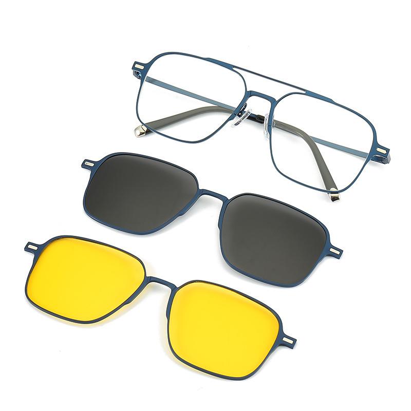 Metal Computer Glasses Clips Magnetic Glasses Anti Blue Light Glasses 3 In 1 Glasses Polarized with Magnet Clip On Sunglasses
Metal Computer Glasses Clips Magnetic Glasses Anti Blue Light Glasses 3 In 1 Glasses Polarized with Magnet Clip On Sunglasses