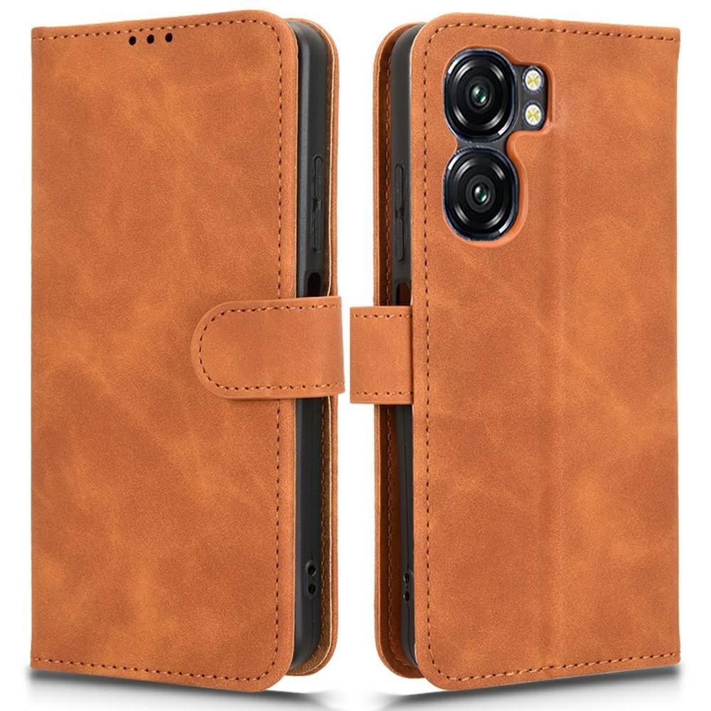 For Oukitel C58 Leather Case Skin Feel Anti Drop Wallet Flip Phone Cover Brown
For Oukitel C58 Leather Case Skin Feel Anti Drop Wallet Flip Phone Cover Brown