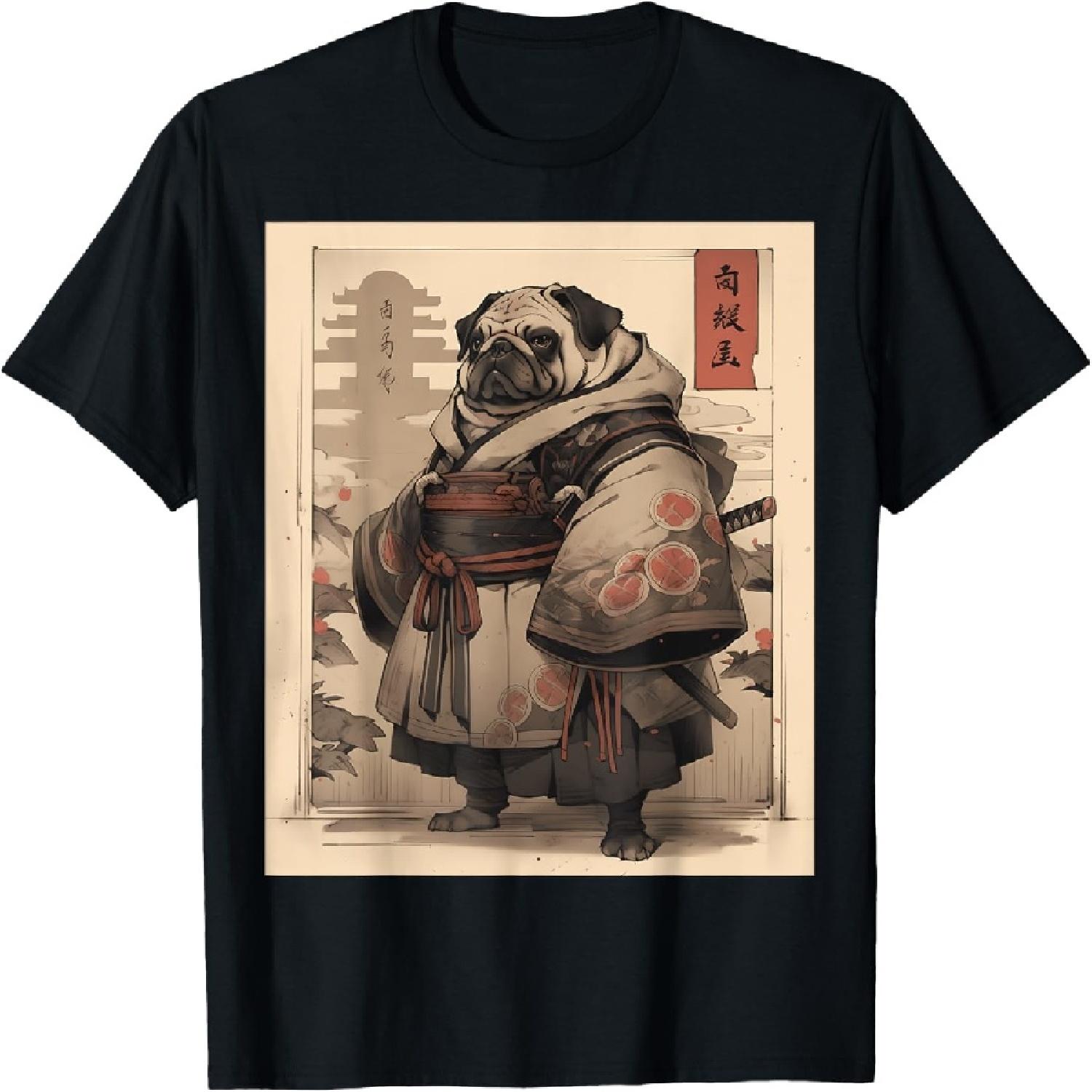 Vintage Samurai Pug Dog Retro Japanese Ukiyo-e Art Aesthetic T-Shirt for Men Women Kids XXXXXL
Vintage Samurai Pug Dog Retro Japanese Ukiyo-e Art Aesthetic T-Shirt for Men Women Kids XXXXXL