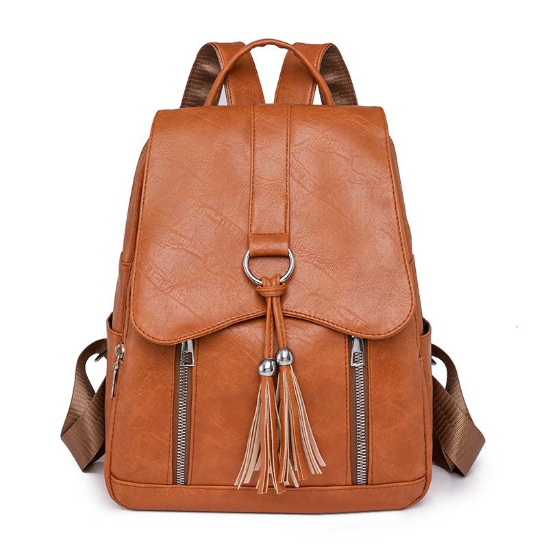 Рюкзак Шкільна сумка Tassel Pu Leather Travel Backpack коричневий
Рюкзак Шкільна сумка Tassel Pu Leather Travel Backpack коричневий