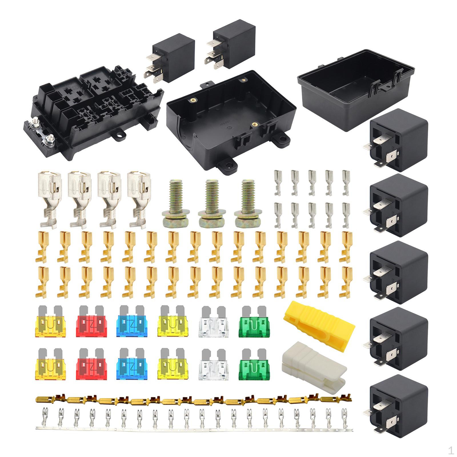 Fuse 7 Slot Universal Relay for Trailer Marine Boat Car Automotive
Fuse 7 Slot Universal Relay for Trailer Marine Boat Car Automotive