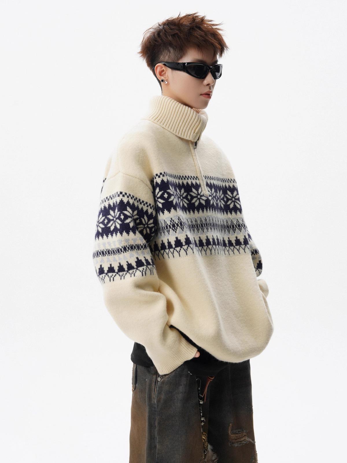 Men s Retro Jacquard High-Neck Half-Zip Sweater - Winter 2025 Collection 2XL абрикосовий
Men s Retro Jacquard High-Neck Half-Zip Sweater - Winter 2025 Collection 2XL абрикосовий