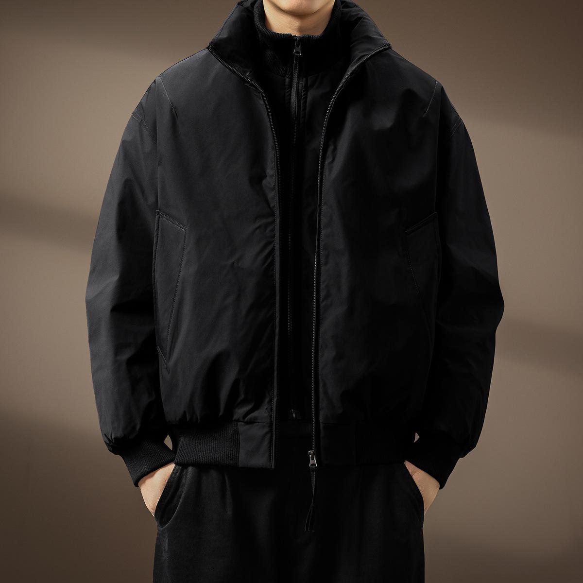 Men s 2025 Winter Faux Two-Piece Short Down Jacket – Warm, Lightweight, Cold-Resistant with Stand Collar 2XL fits 170-190 lbs чорний
Men s 2025 Winter Faux Two-Piece Short Down Jacket – Warm, Lightweight, Cold-Resistant with Stand Collar 2XL fits 170-190 lbs чорний