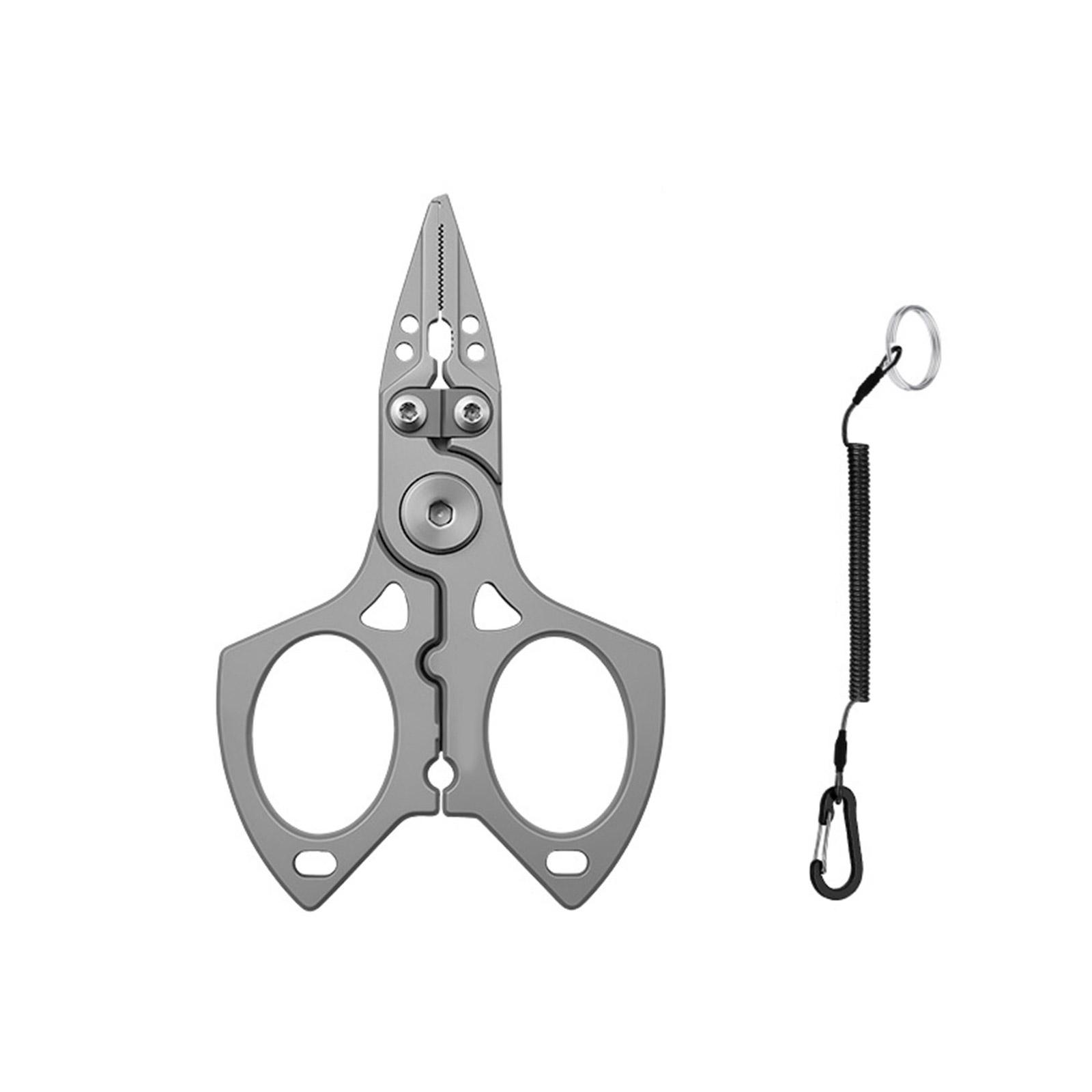 Stainless Pliers Fishing Pliers Braided Fishing Line Cutter Hook Remover Rings Opener Fishing Multitool with Lanyard
Stainless Pliers Fishing Pliers Braided Fishing Line Cutter Hook Remover Rings Opener Fishing Multitool with Lanyard