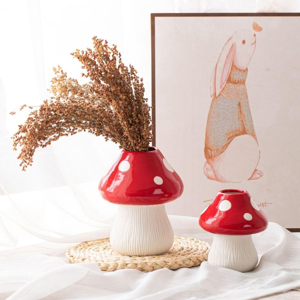 Cute Hydroponic Mushroom Vase Ins Style Ceramic Vase Multi-color Painted Mushroom Vase Desktop розовый
Cute Hydroponic Mushroom Vase Ins Style Ceramic Vase Multi-color Painted Mushroom Vase Desktop розовый