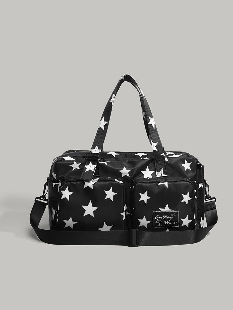 Niche sweet and cool style one shoulder underarm bag women s large capacity travel tote bag portable sports fitness bag messenger bag чорний
Niche sweet and cool style one shoulder underarm bag women s large capacity travel tote bag portable sports fitness bag messenger bag чорний