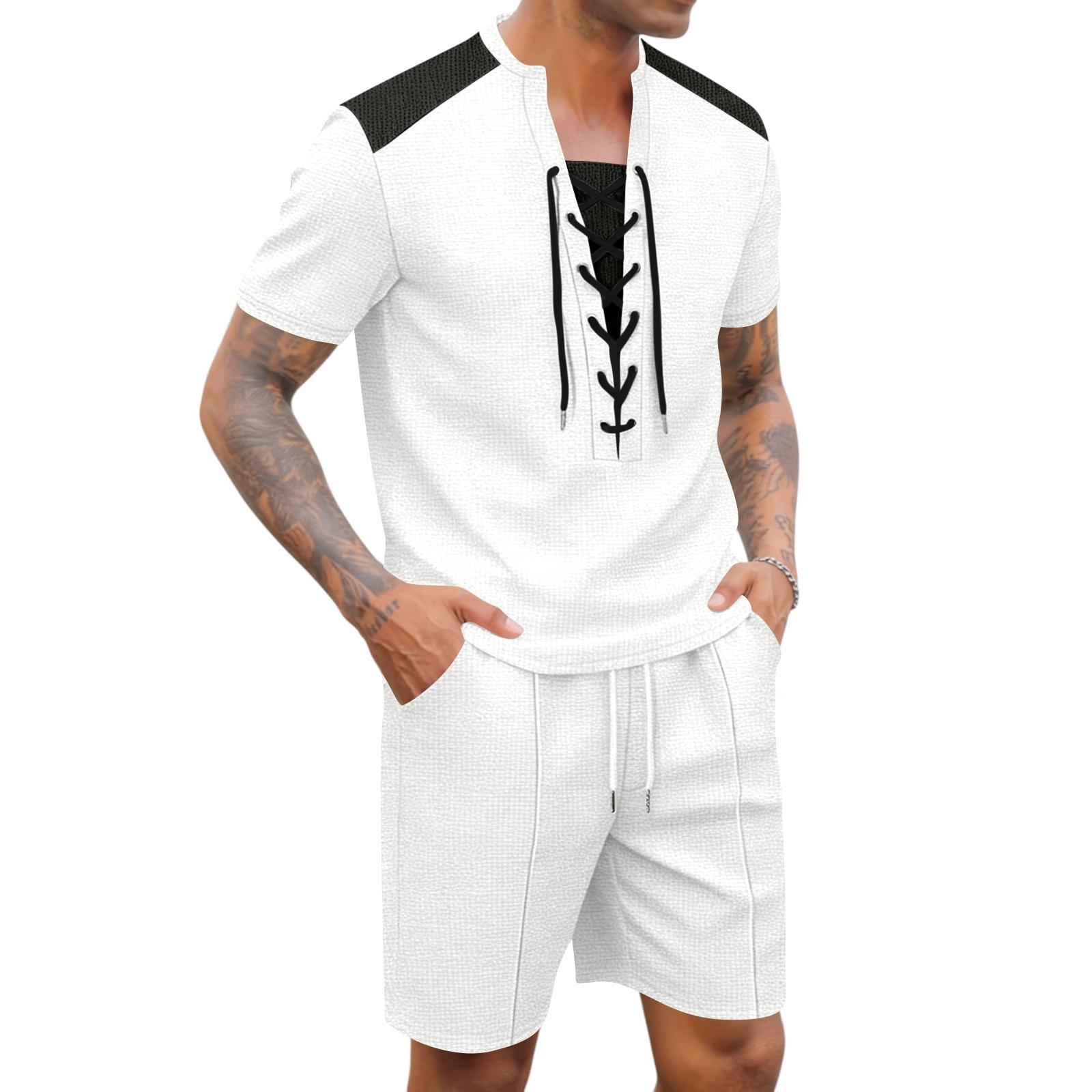 Men s Summer Casual Fashion Set: Round-Neck T-Shirt And Shorts XL білий
Men s Summer Casual Fashion Set: Round-Neck T-Shirt And Shorts XL білий