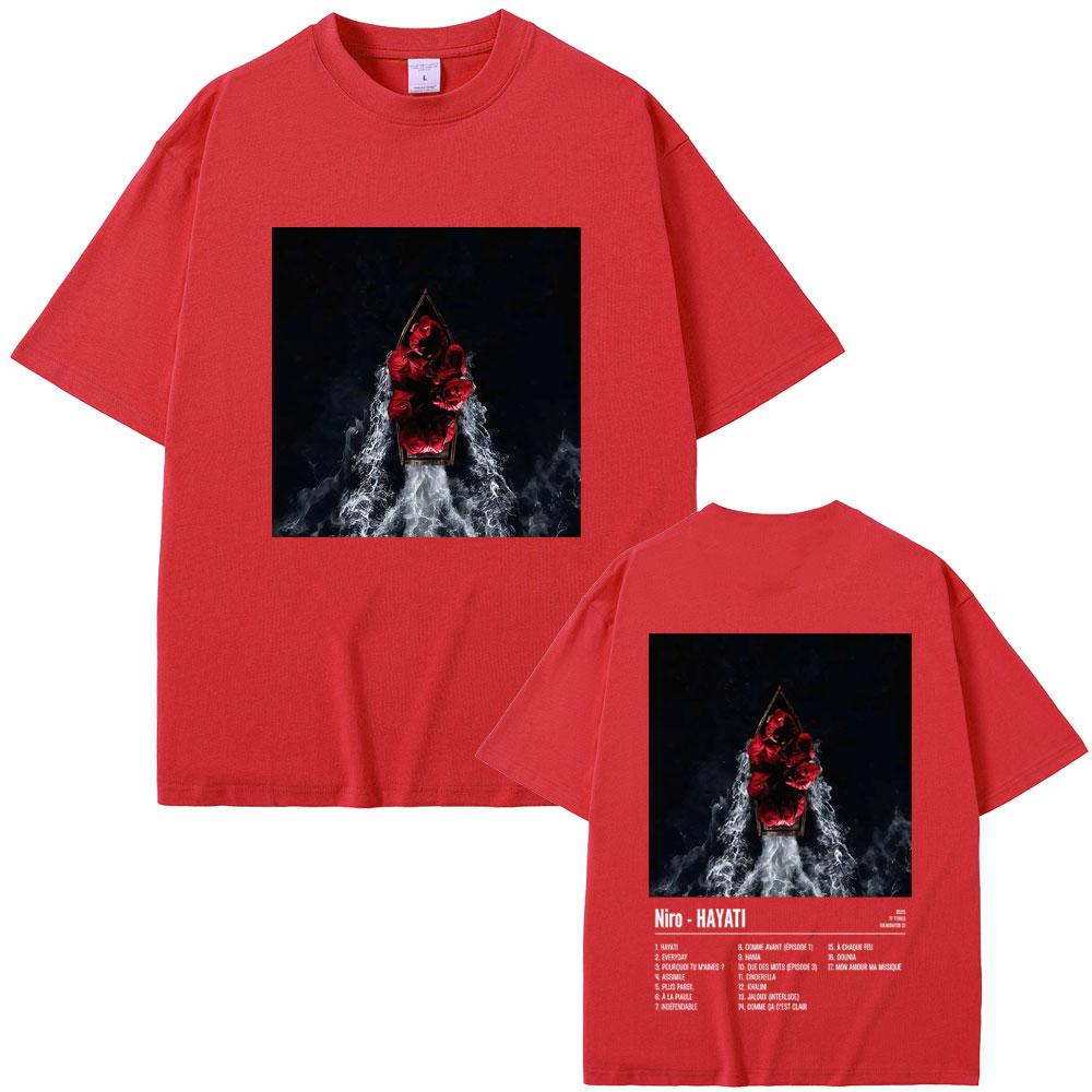 Rapper Niro HAYATI Album Graphic Tshirt Men Women Fashion Casual Oversized Short Sleeve Summer Male Vintage Hip Hop Rock Tshirt S
Rapper Niro HAYATI Album Graphic Tshirt Men Women Fashion Casual Oversized Short Sleeve Summer Male Vintage Hip Hop Rock Tshirt S