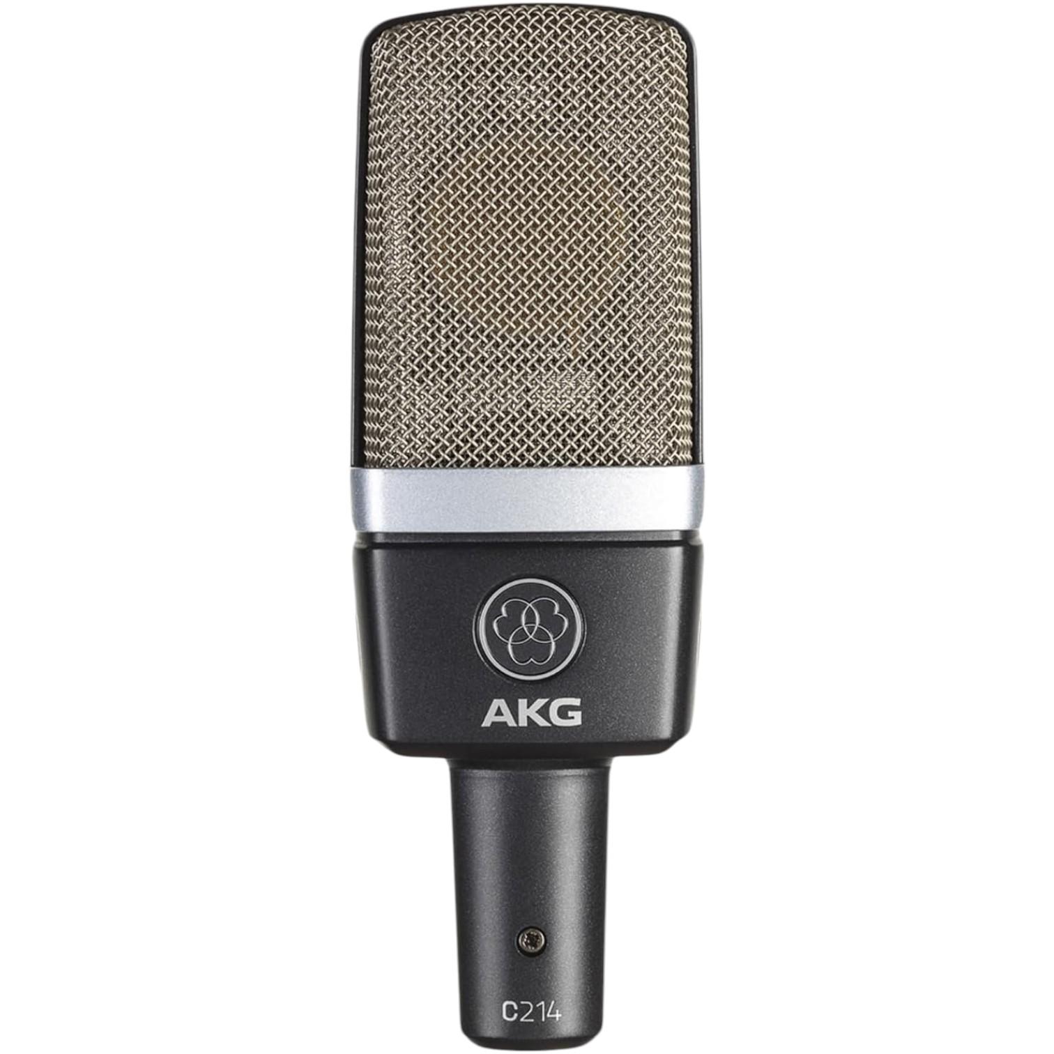 AKG Pro Audio C214 Studio Grade Professional Large Diaphragm, Single Capsule, Vocal and Instrument Condenser Microphone
AKG Pro Audio C214 Studio Grade Professional Large Diaphragm, Single Capsule, Vocal and Instrument Condenser Microphone