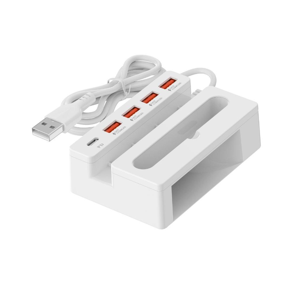 with Speaker USB Adapters Docking Station 5 in 1 Charging Socket New Phone Holder білий
with Speaker USB Adapters Docking Station 5 in 1 Charging Socket New Phone Holder білий