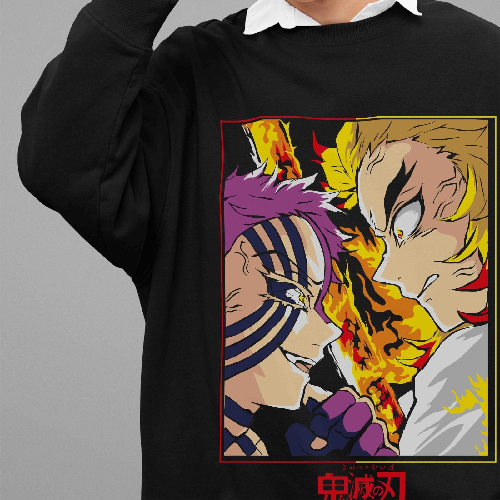 Demon Slayer Sweatshirt Rengoku Akaza Sweater Kimetsu No Yaiba Unisex Pullover 4XL
Demon Slayer Sweatshirt Rengoku Akaza Sweater Kimetsu No Yaiba Unisex Pullover 4XL