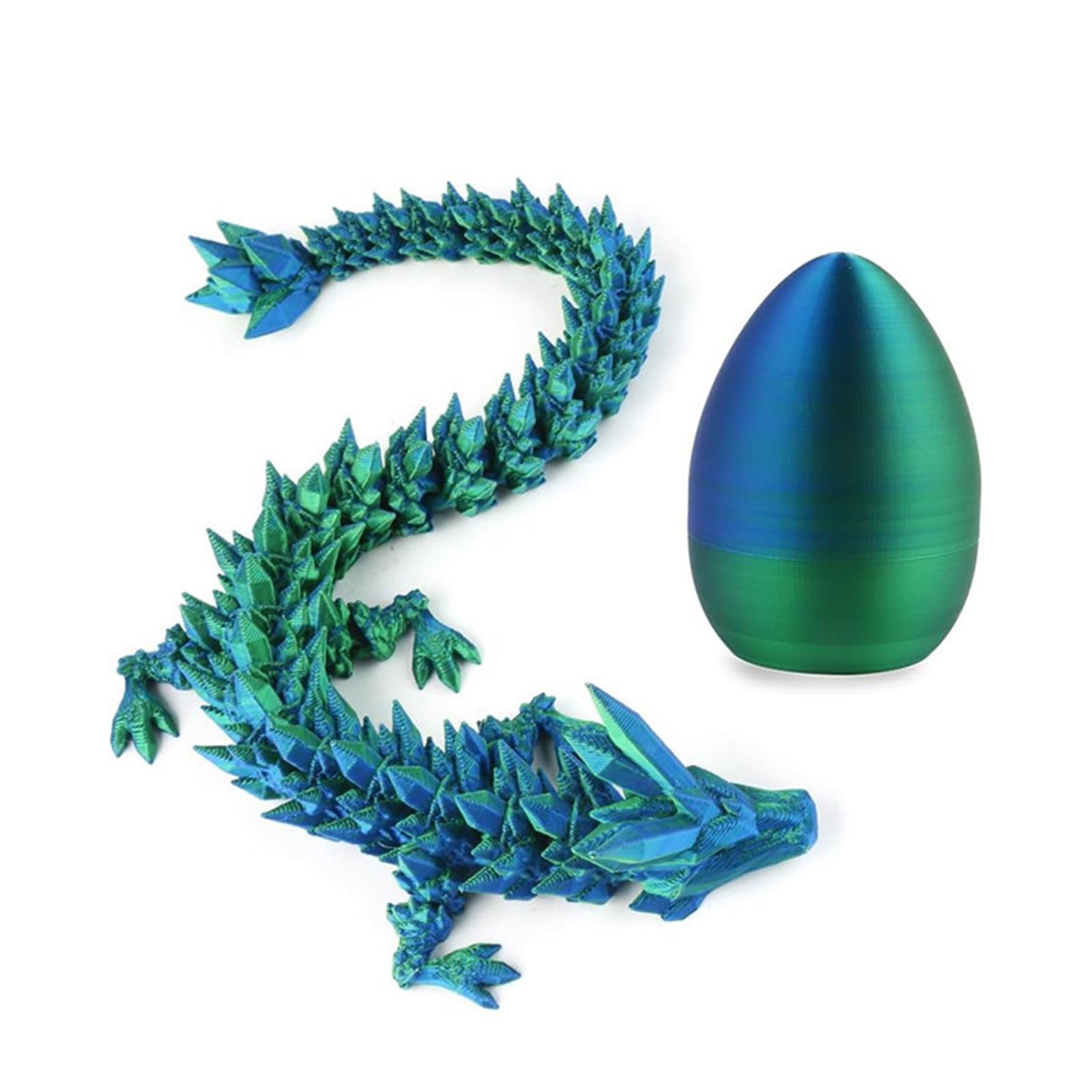 3D Printed Dragons Ornament With Simple Egg Sturdy Crafts Decorative Model Gift For Dragons Lovers синий
3D Printed Dragons Ornament With Simple Egg Sturdy Crafts Decorative Model Gift For Dragons Lovers синий