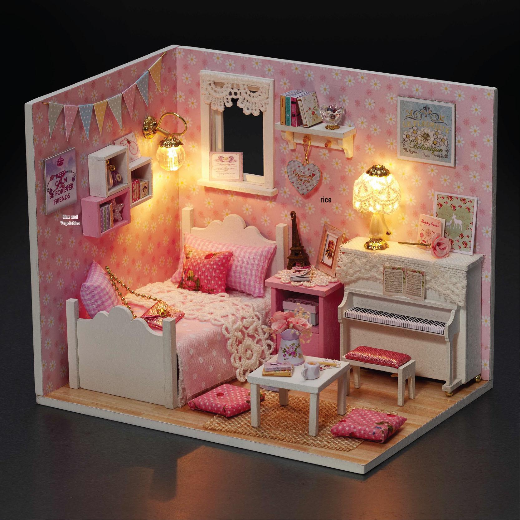 Zhiquwu DIY House: Creative Handmade Model with Lights - Ideal Gift for Girlfriend s Birthday
Zhiquwu DIY House: Creative Handmade Model with Lights - Ideal Gift for Girlfriend s Birthday
