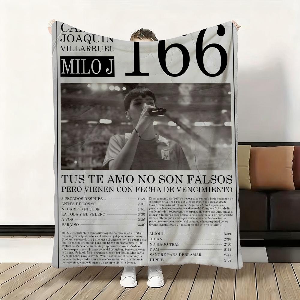 Singer M-Milo J Throw Flannel Fluffy Soft Blanket Warm Skin-Friendly Throw For Sofa Bed Office Nap Winter 30x40in
Singer M-Milo J Throw Flannel Fluffy Soft Blanket Warm Skin-Friendly Throw For Sofa Bed Office Nap Winter 30x40in