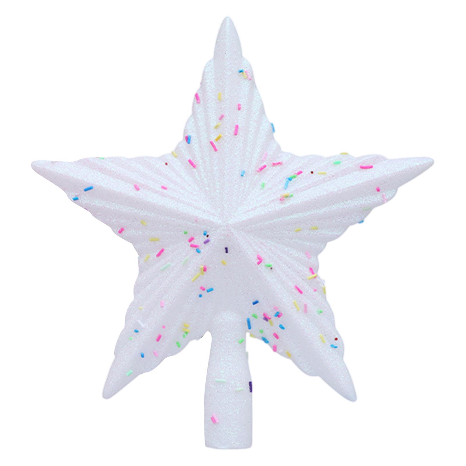 Christmas Tree Star - Shatterproof Star Tree Top Ornament - Glittery Christmas Decoration - 8-inch Plastic Five-Pointed Star Tree Top Ornament One Size
Christmas Tree Star - Shatterproof Star Tree Top Ornament - Glittery Christmas Decoration - 8-inch Plastic Five-Pointed Star Tree Top Ornament One Size