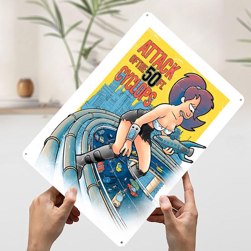 Attack of the 50 Foot Cyclops Printed Poster Customized Wall Art Retro Vintage Metal Tin Signs for Coffee Bar Accessories Decor 7.9x11.8In(20x30cm)
Attack of the 50 Foot Cyclops Printed Poster Customized Wall Art Retro Vintage Metal Tin Signs for Coffee Bar Accessories Decor 7.9x11.8In(20x30cm)