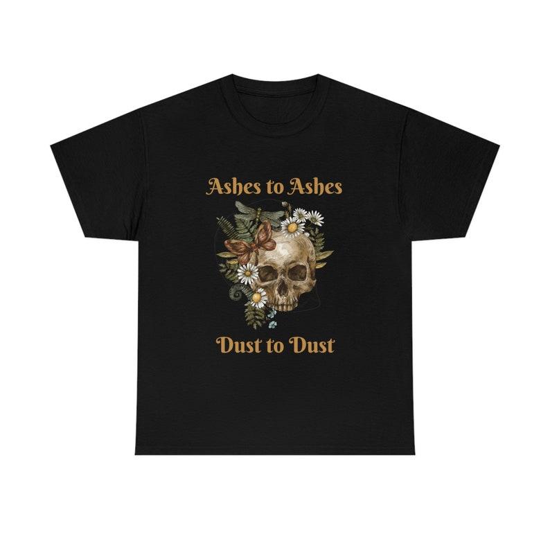 230 Gsm 100% Cotton Ashes To Ashes Dust To Dust Skull And Flowers Heavy Cotton Tee XXS чорний
230 Gsm 100% Cotton Ashes To Ashes Dust To Dust Skull And Flowers Heavy Cotton Tee XXS чорний