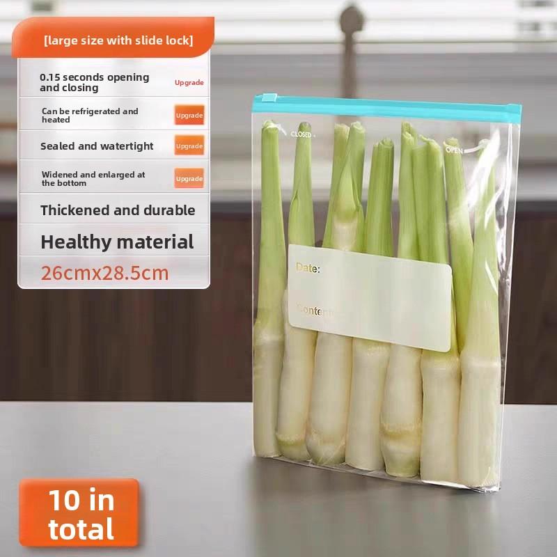 Food-grade sealed bags for household refrigerators - freezer-sealing bags for storing fruits and snacks - zipper-style preservation bags for sealing. Large - 1 bag
Food-grade sealed bags for household refrigerators - freezer-sealing bags for storing fruits and snacks - zipper-style preservation bags for sealing. Large - 1 bag