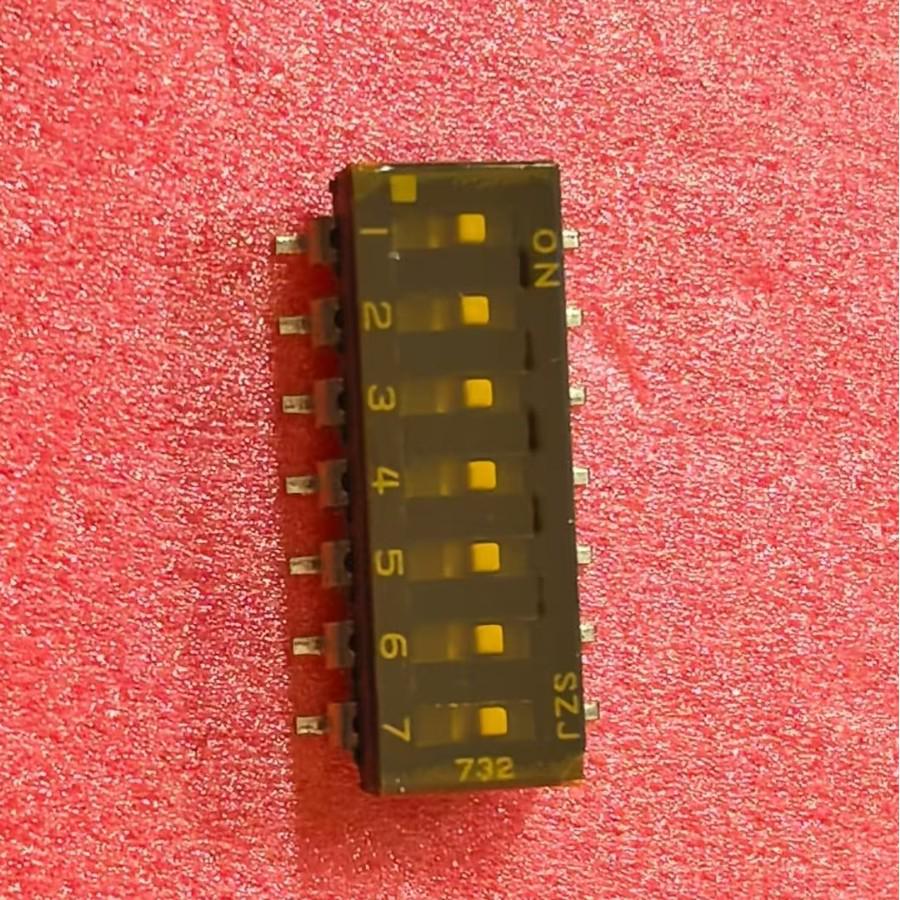 SMT-07BS-R/219007LPSTR-GO 7-Position SMD Rotary Switch
SMT-07BS-R/219007LPSTR-GO 7-Position SMD Rotary Switch