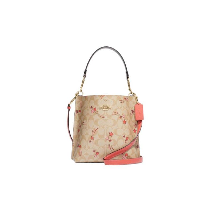COACH Mollie Gold Letter Logo Classic Presbyopia Cow Leather Bucket Bag Hand-held Shoulder Crossbody Bag 22 Women s Khaki золотий
COACH Mollie Gold Letter Logo Classic Presbyopia Cow Leather Bucket Bag Hand-held Shoulder Crossbody Bag 22 Women s Khaki золотий