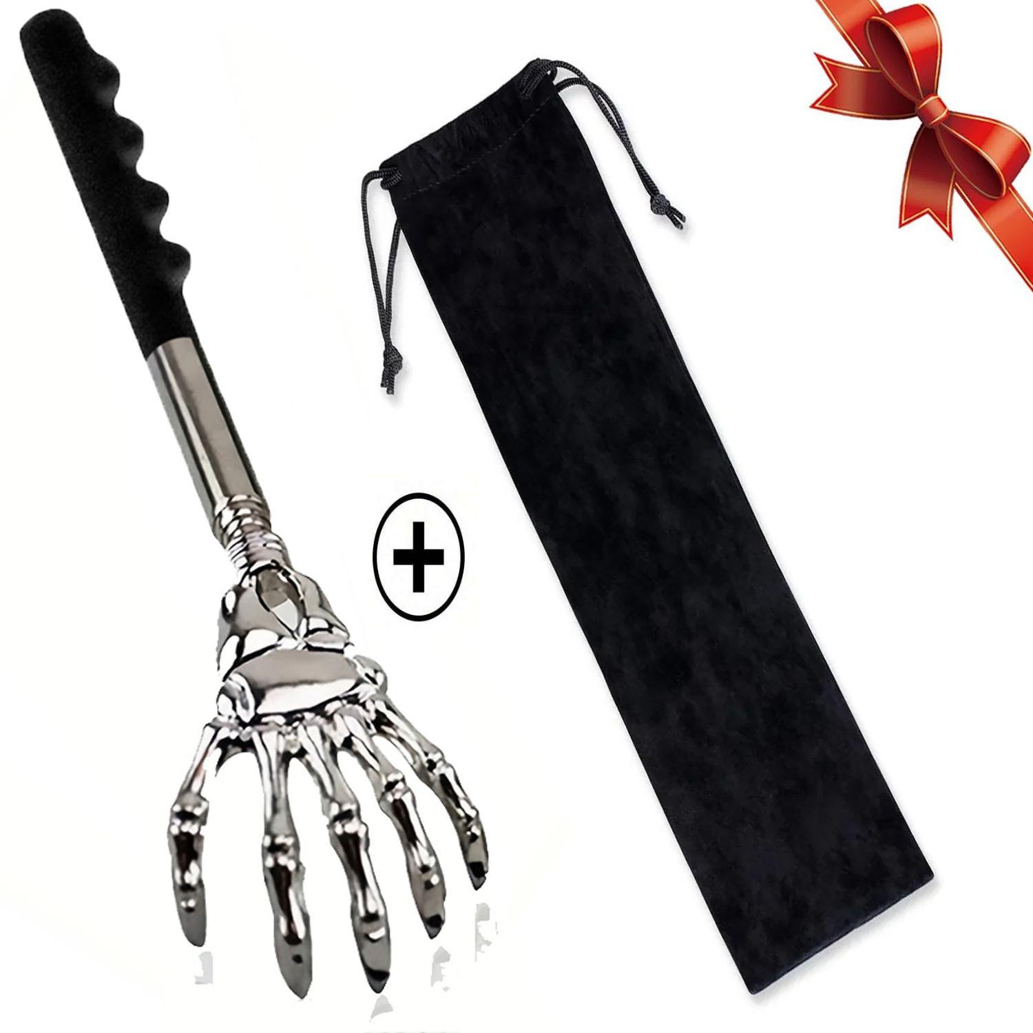 Ergonomic Telescopic Back Scratcher & Exerciser – Bear Claw, Stainless Steel, Portable with Pouch, Gift for Birthday & Christmas чорний
Ergonomic Telescopic Back Scratcher & Exerciser – Bear Claw, Stainless Steel, Portable with Pouch, Gift for Birthday & Christmas чорний