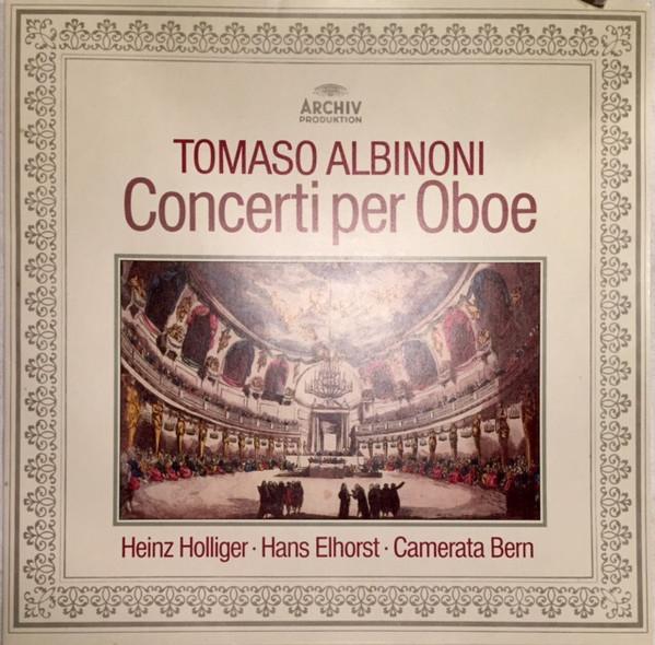 LP Record TOMASO ALBINONI HEINZ HOLLIGER Concerti Per Oboe 2837516 Archiv Produkti 1979 Germany Classical Used
LP Record TOMASO ALBINONI HEINZ HOLLIGER Concerti Per Oboe 2837516 Archiv Produkti 1979 Germany Classical Used
