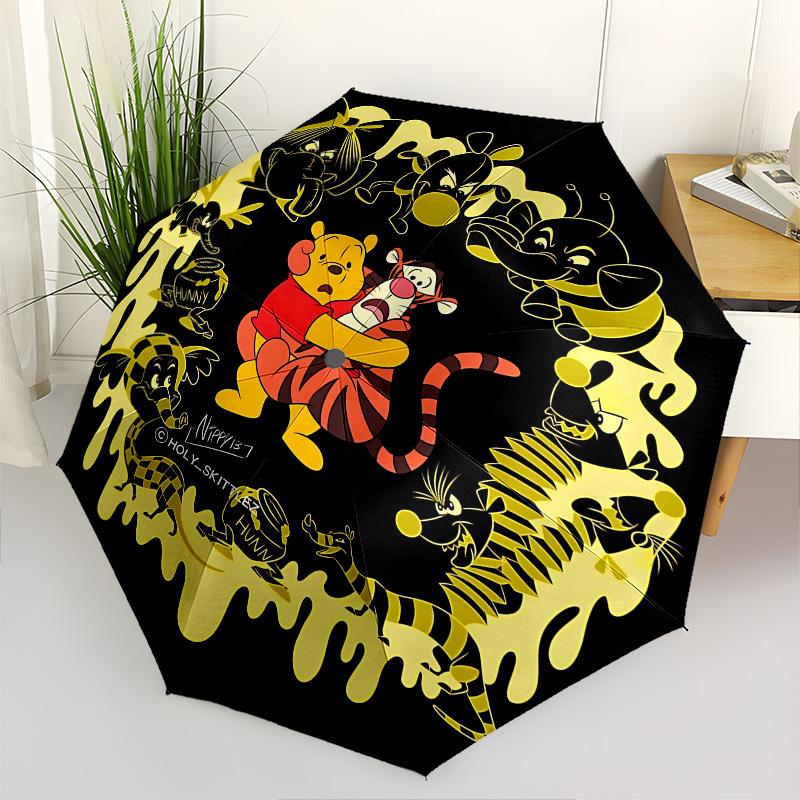 Winnie-the-Pooh, Honey Themed Automatic Opening and Closing Umbrella, Brightly Colored 8-rib Portable Umbrella, Suitable for Men and Women,
Winnie-the-Pooh, Honey Themed Automatic Opening and Closing Umbrella, Brightly Colored 8-rib Portable Umbrella, Suitable for Men and Women,