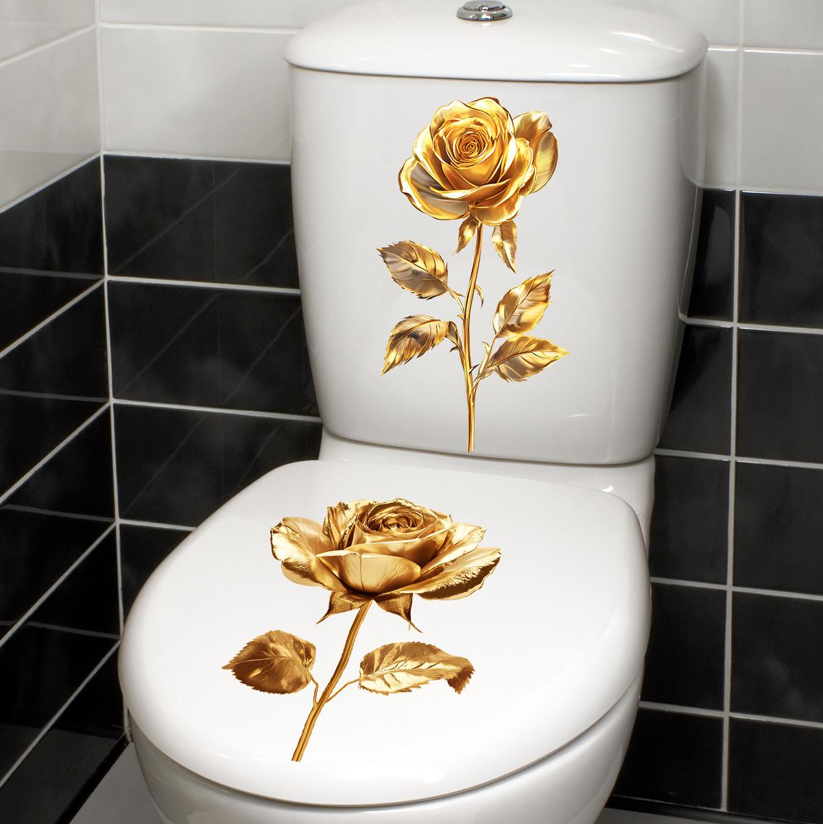 Наклейки на сиденье унитаза Golden Rose Водонепроницаемые самоклеящиеся Декор для ванной комнаты Цветочные наклейки Фон для унитаза Художественные постеры Декор золотой
Наклейки на сиденье унитаза Golden Rose Водонепроницаемые самоклеящиеся Декор для ванной комнаты Цветочные наклейки Фон для унитаза Художественные постеры Декор золотой