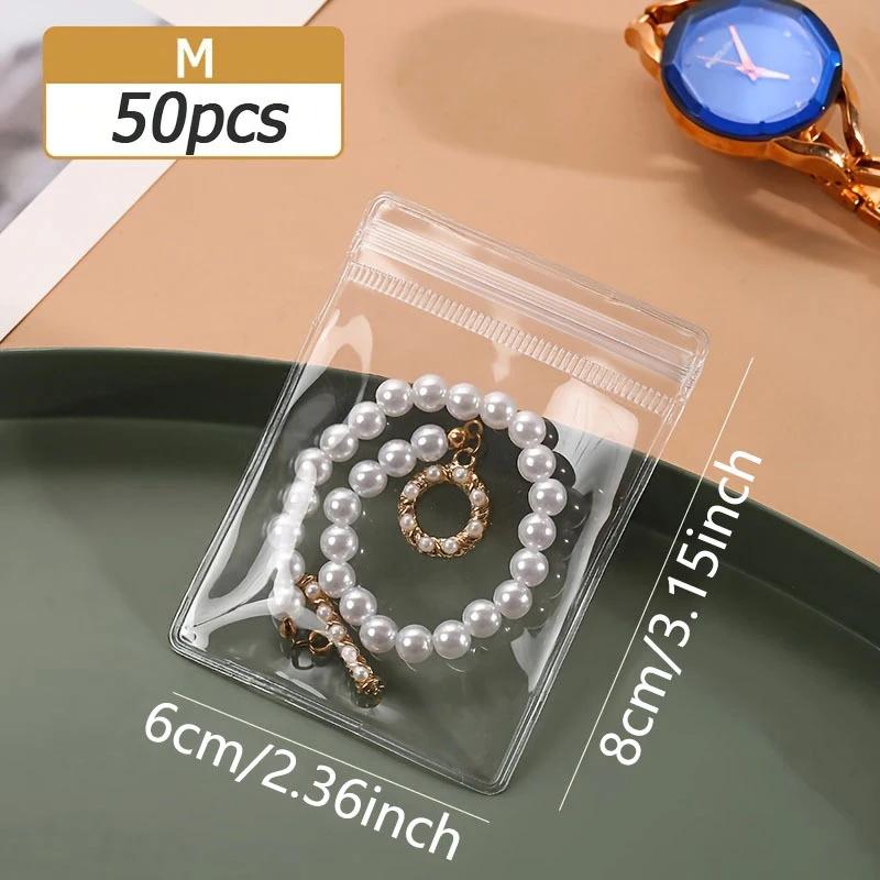 50/100Pcs PVC Self Sealing Bag, Transparent Jewelry Packaging Bag, Earrings, Earrings, Coins Storage Bag
50/100Pcs PVC Self Sealing Bag, Transparent Jewelry Packaging Bag, Earrings, Earrings, Coins Storage Bag