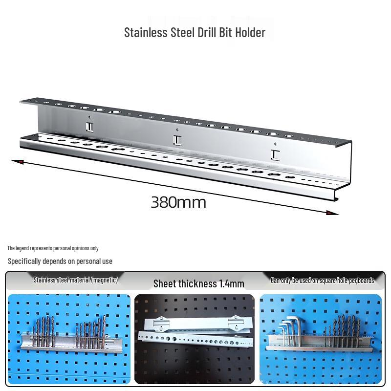 Jun Dingying Pegboard Tool Organizer with Drill Bit Holder
Jun Dingying Pegboard Tool Organizer with Drill Bit Holder