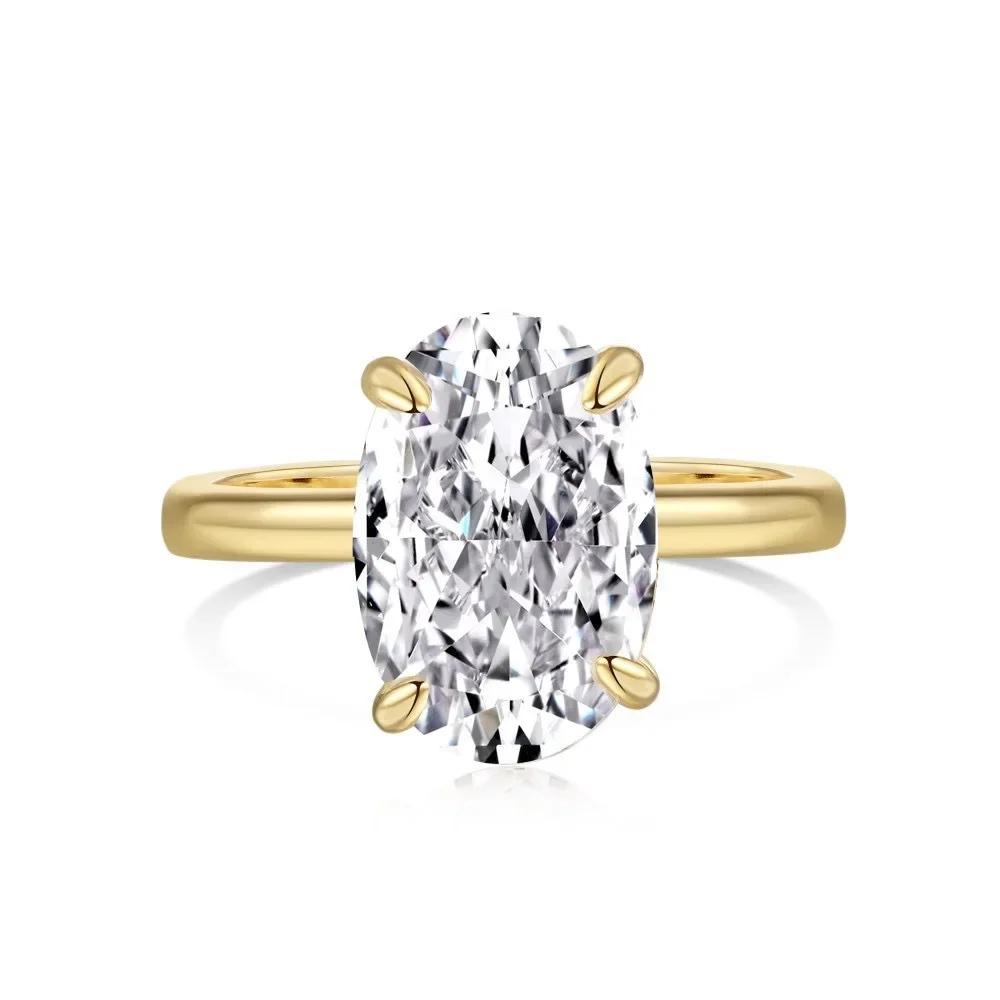 European and American INS Style Wedding High Luxury Oval Women Ring Anillos Fashion High-end Versatile Design Fashion Zircon 9
European and American INS Style Wedding High Luxury Oval Women Ring Anillos Fashion High-end Versatile Design Fashion Zircon 9