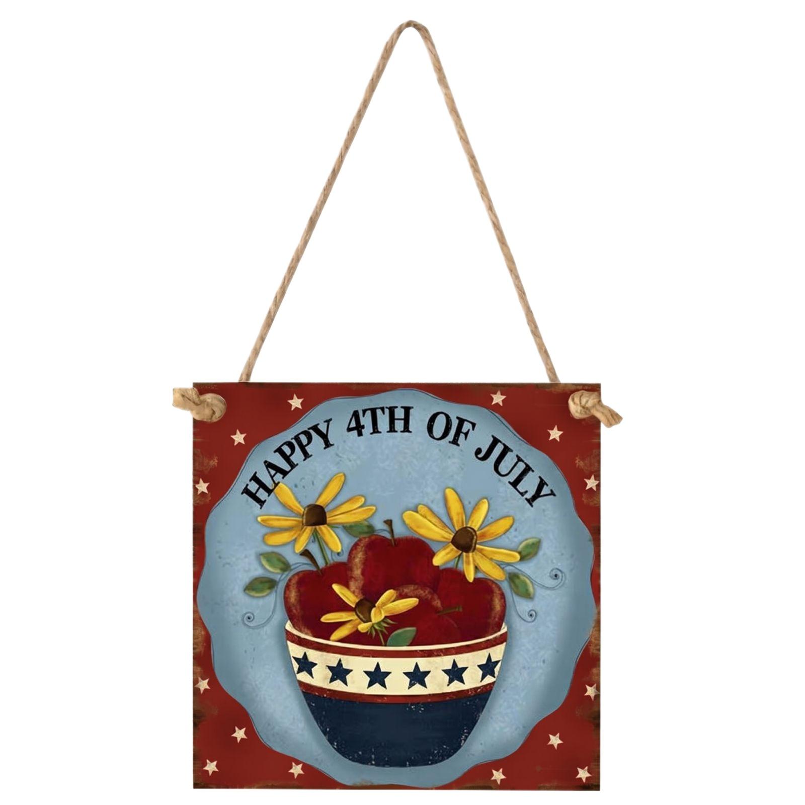 Wooden Hanging Sign Faith Family Friends Freedom Rustic Wall Decor for Independence Day Celebration Home Decoration One Size
Wooden Hanging Sign Faith Family Friends Freedom Rustic Wall Decor for Independence Day Celebration Home Decoration One Size