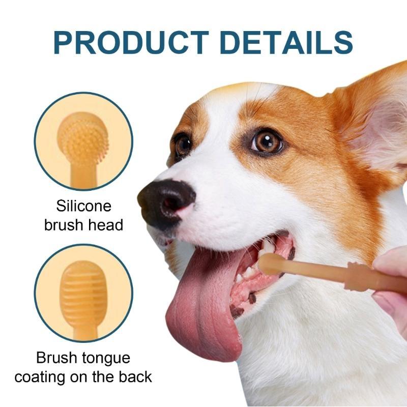 Safe Silicone Pet Toothbrush Set 360-Degree Cylinder Head Toothbrush 2 Pack HX6C China Mainland
Safe Silicone Pet Toothbrush Set 360-Degree Cylinder Head Toothbrush 2 Pack HX6C China Mainland