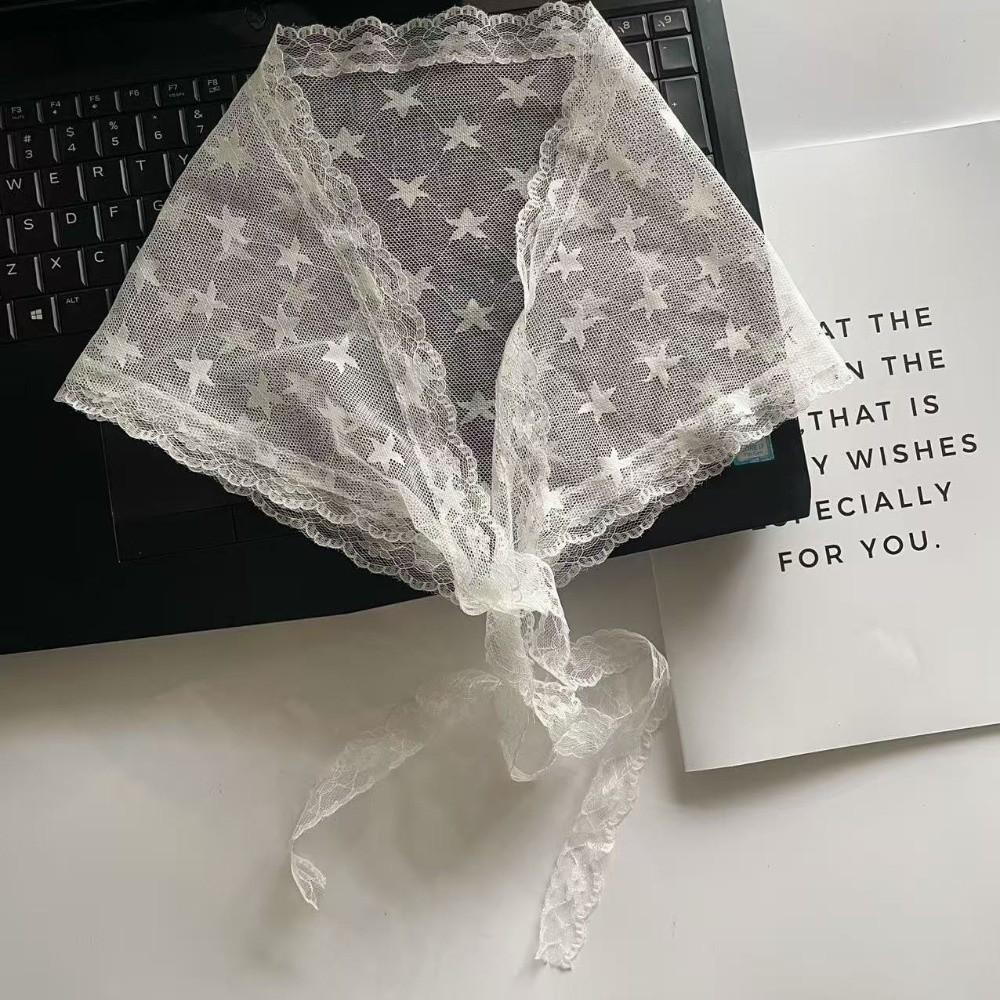 Fashion White Woven Floral Lace Hair Scarf Wraps Sweet Retro Lace Hair Accessories Breathable Hair Band Travel
Fashion White Woven Floral Lace Hair Scarf Wraps Sweet Retro Lace Hair Accessories Breathable Hair Band Travel