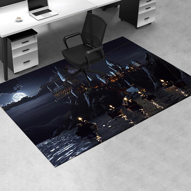 Hogwarts Castle Night Scene Poster Office Mat Home Decor Office Desk Chair Rugs Chair Carpet for office Chair Mat Gift For Halloween & Chris 60cm by 90cm
Hogwarts Castle Night Scene Poster Office Mat Home Decor Office Desk Chair Rugs Chair Carpet for office Chair Mat Gift For Halloween & Chris 60cm by 90cm