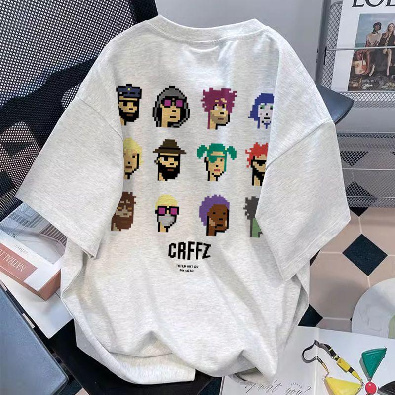 Интересная футболка с принтом Emoji Avatar для мужчин и женщин из чистого хлопка, летняя модная тенденция, повседневный удобный топ с короткими рукавами для пар, Harajuku S белый
Интересная футболка с принтом Emoji Avatar для мужчин и женщин из чистого хлопка, летняя модная тенденция, повседневный удобный топ с короткими рукавами для пар, Harajuku S белый