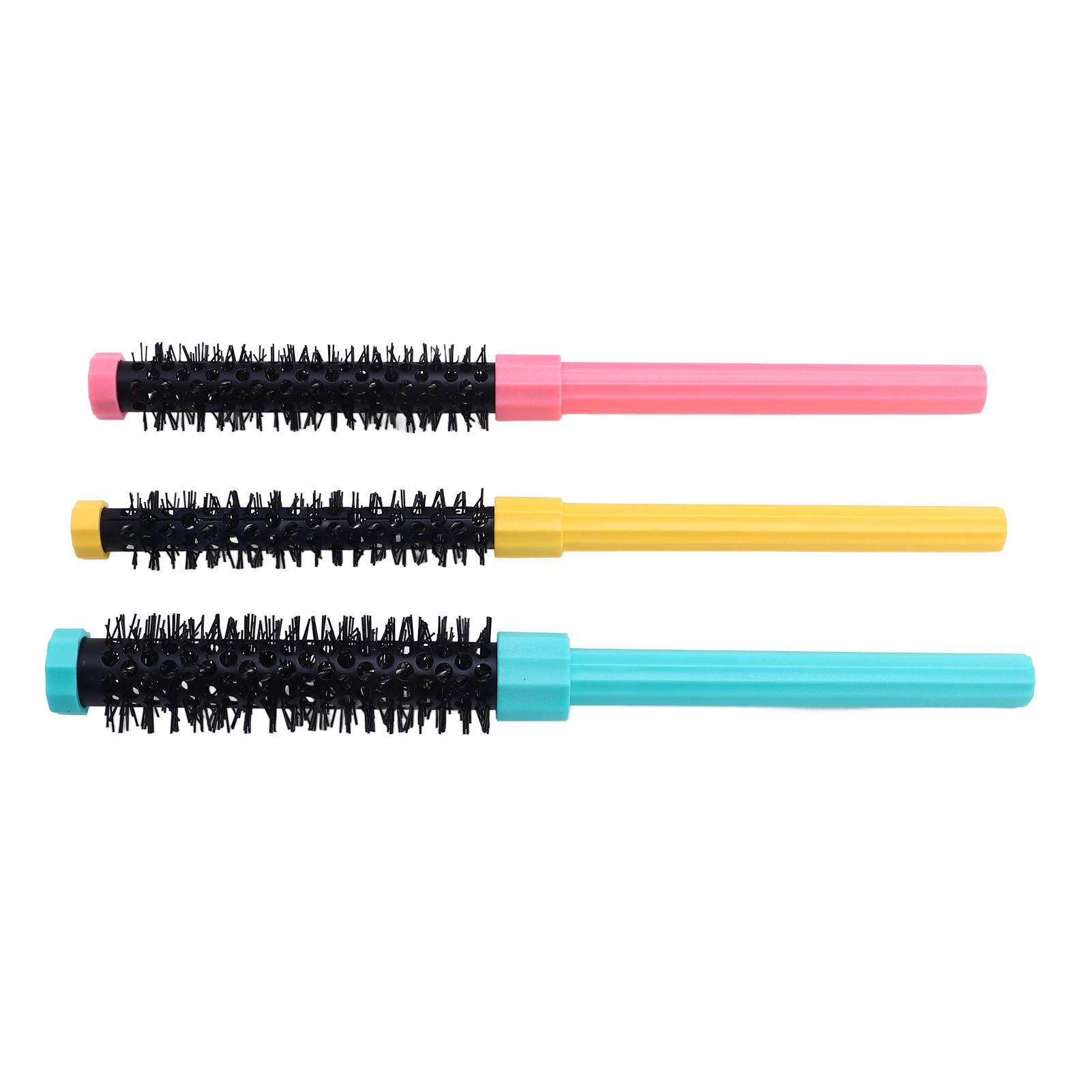 3PCS Set Round Hair Brush Portable Multifunctional Spiral Small Hair Roller Comb for Home Travel
3PCS Set Round Hair Brush Portable Multifunctional Spiral Small Hair Roller Comb for Home Travel
