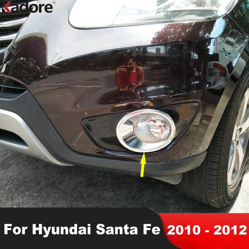 Хромированная накладка на противотуманную фару для Hyundai Santa Fe 2010 2011 2012, аксессуары
Хромированная накладка на противотуманную фару для Hyundai Santa Fe 2010 2011 2012, аксессуары