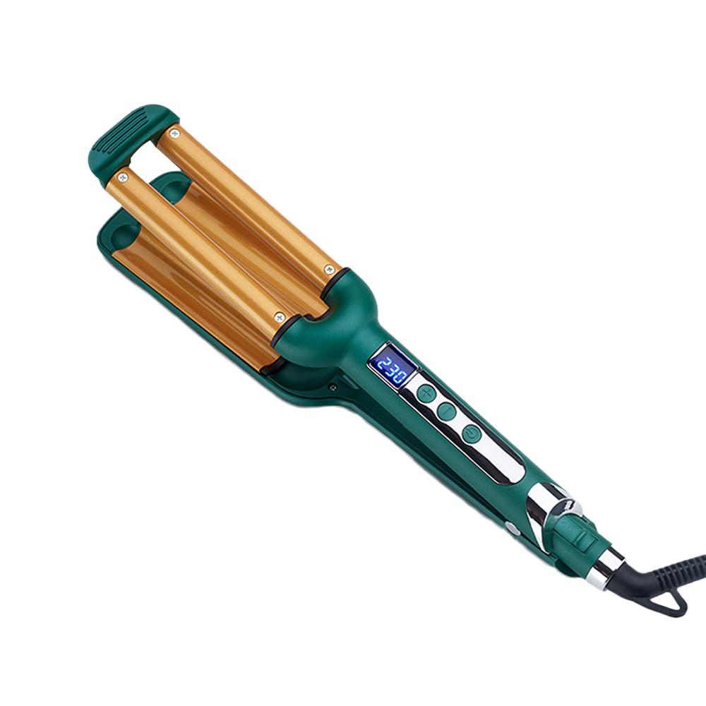 Профессиональные щипцы для завивки волос с тремя стволами, щипцы для завивки в форме яичного рулета, керамические щипцы для завивки с тройным стволом и ЖК-дисплеем, щипцы для завивки волн EU
Профессиональные щипцы для завивки волос с тремя стволами, щипцы для завивки в форме яичного рулета, керамические щипцы для завивки с тройным стволом и ЖК-дисплеем, щипцы для завивки волн EU