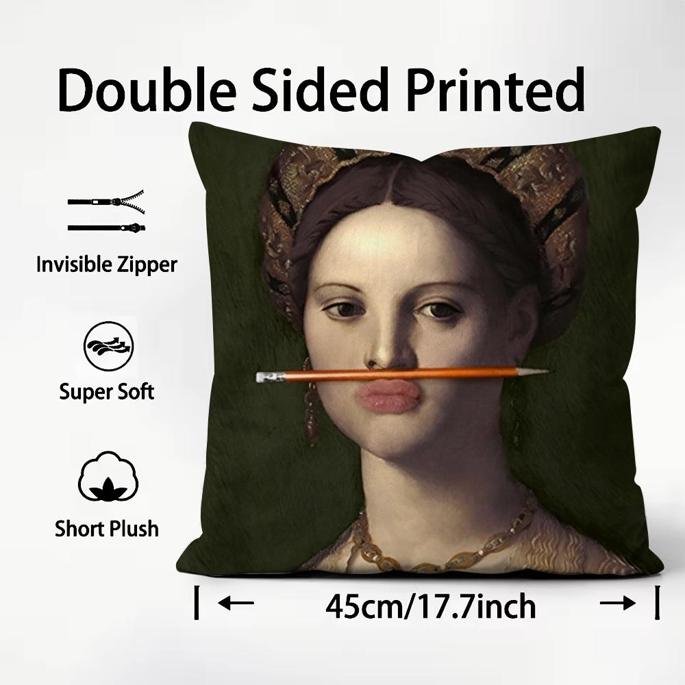 Classical European Painting Cushion Cover Plush Fabric Soft DoubleSided Printed Sofa Warm Winter Home Child Gift Pillow Case 30X30cm
Classical European Painting Cushion Cover Plush Fabric Soft DoubleSided Printed Sofa Warm Winter Home Child Gift Pillow Case 30X30cm