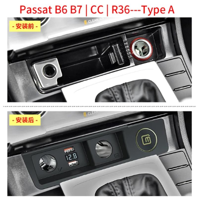 Новий для VW Passat B6/ B7/ B8/ ARTEON/ CC/ R36 Автомобільний зарядний пристрій Швидка зарядка Розгалужувач прикурювача Один на два QC3.0 TypeC 2025
Новий для VW Passat B6/ B7/ B8/ ARTEON/ CC/ R36 Автомобільний зарядний пристрій Швидка зарядка Розгалужувач прикурювача Один на два QC3.0 TypeC 2025