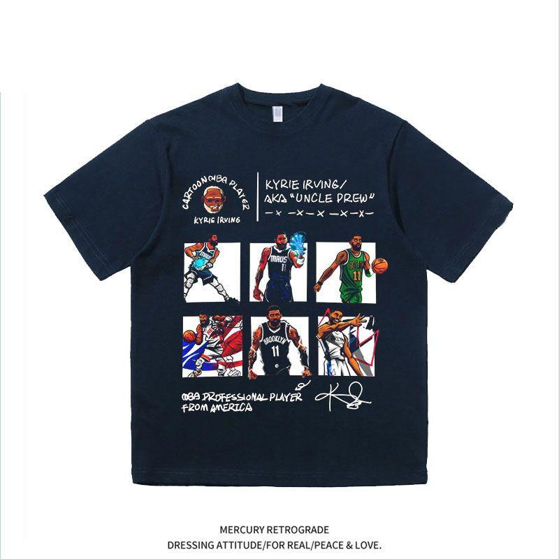 Американская футболка с граффити Kyrie Irving, свободная, спортивная, блокбастер, уличная, винтажная, с коротким рукавом, мужская, приливная, компрессионная 3XL
Американская футболка с граффити Kyrie Irving, свободная, спортивная, блокбастер, уличная, винтажная, с коротким рукавом, мужская, приливная, компрессионная 3XL