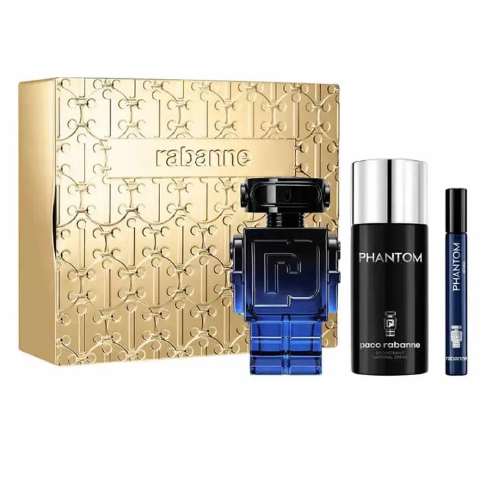Paco Rabanne Phantom Intense Eau De Perfume Spray 100ml Set 3 Pieces
Paco Rabanne Phantom Intense Eau De Perfume Spray 100ml Set 3 Pieces