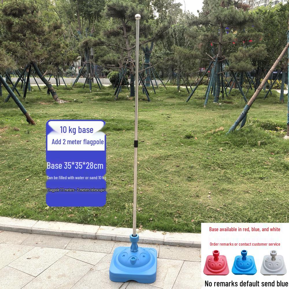 Stainless Steel Outdoor Flagpole Base with Water Injection for Red Flags
Stainless Steel Outdoor Flagpole Base with Water Injection for Red Flags