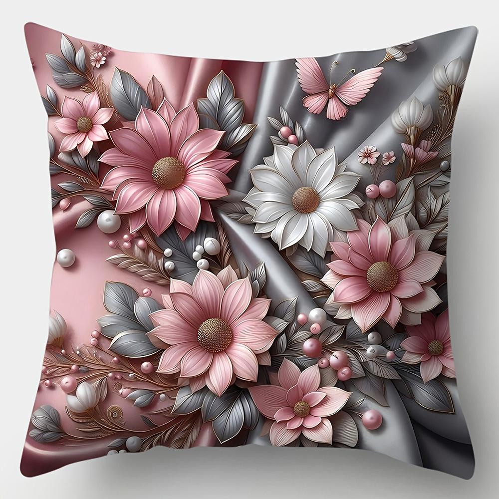 Современная розовая цветочная наволочкаДекоративная наволочка на подушку для спальни или дивана на молнииМягкая наволочка 16x16Inch
Современная розовая цветочная наволочкаДекоративная наволочка на подушку для спальни или дивана на молнииМягкая наволочка 16x16Inch